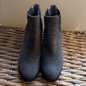 Eileen Fisher Charcoal Wedge Boots